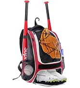 WOLT | Youth Baseball Bag - Bat Backpack for Baseball, T-Ball & Softball Equipment & Gear, Bat & ...