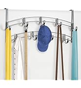 LYNK Professional Home Over The Door Hooks - 9 Hook Over The Door Hanger - Over Door Coat Rack ...