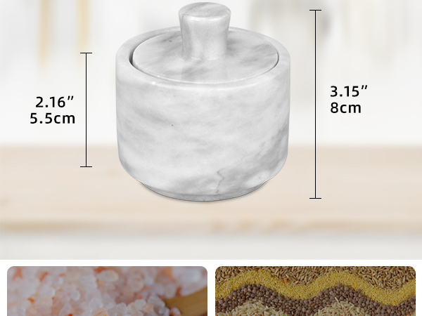 marble salt cellar