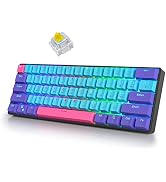 surmen 60% Wireless Gaming Keyboard 60 Percent RGB Backlit Hot-Swappable GT61 Mini Mechanical Key...