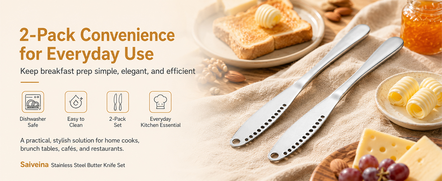 heated butter knife