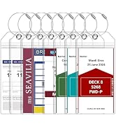 Luggage Tags for Cruise Ship Essentials for NCL, Princess, Carnival, Royal Caribbean and Celebrit...