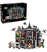 LEGO DC Batman Arkham Asylum Building Set for Adults - Home Decor for Bedroom, Office, or Book Sh...