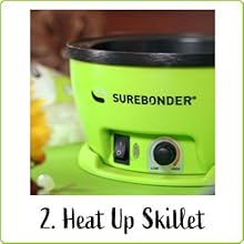surebonder,skillet,glue skillet
