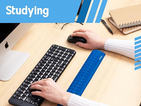 keyboard wrist rest pad for computer i-rocks extra long desk arm with support laptop postureup rests