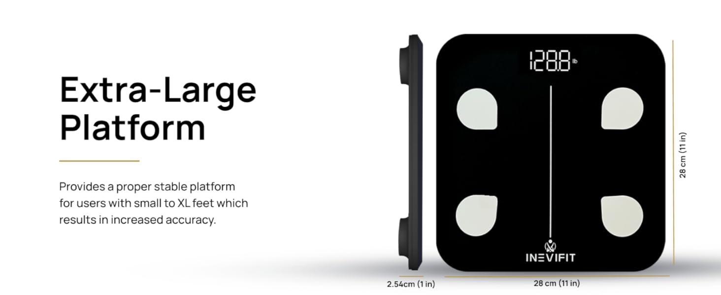 I-BF003 - Bluetooth Smart Body Fat Scale - Premium A+
