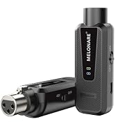 Melonare Plug on UHF 900MHz XLR Wireless Microphone Adapter, XLR Wireless Audio Transmitter & Rec...