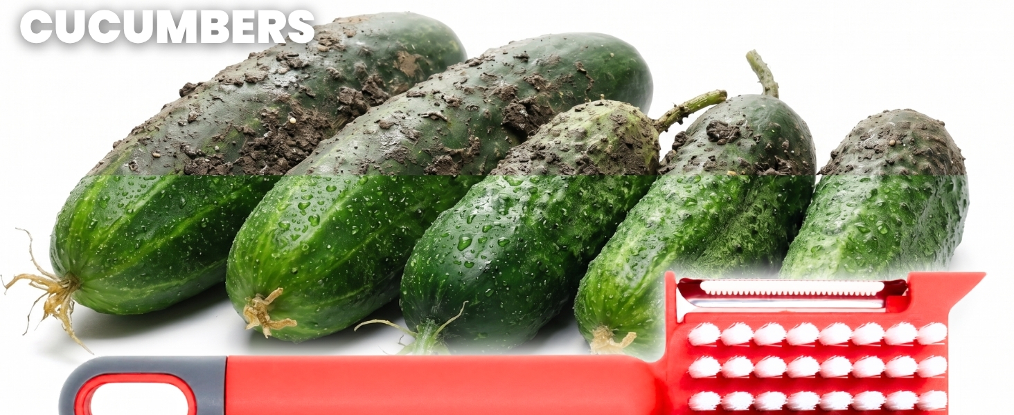 GleamGaGa Vegetable Brushes (2 Pack)
