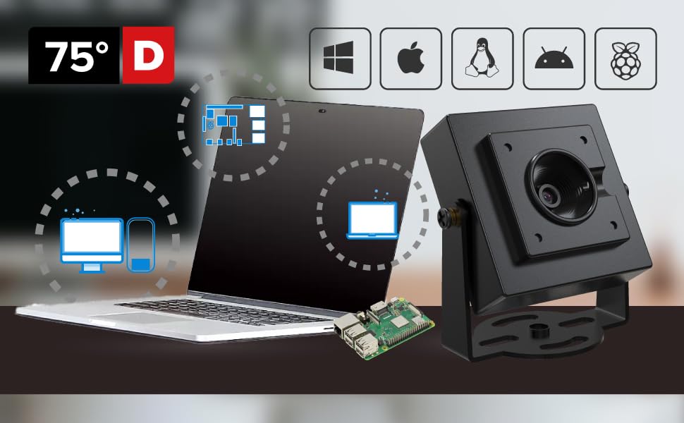 Arducam 4K 8MP Autofocus USB Camera Module with HDR