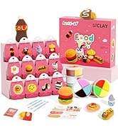 Air Dry Clay Kit - Food Toy Theme, Modeling Clay for Kids, DIY Model Magic Clay with Tools and Tu...