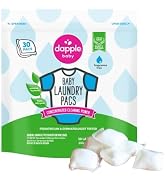 Dapple Baby Laundry Detergent Pacs - 30 Count - Fragrance-free Laundry Pods for Sensitive Skin - ...