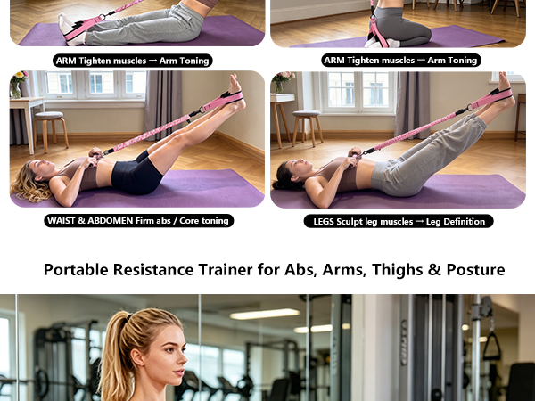 Adjustable Pedal Resistance Band for Full-Body Workout