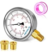 MEANLIN MEASURE -30~30Psi Stainless Steel 1/4