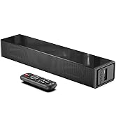 LARKSOUND Small Sound Bar for TV, PC, Gaming, Surround Sound System, Mini TV Speaker Soundbar wit...