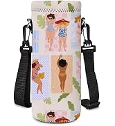AUPET Water Bottle Bag Carrier,24oz/32oz Insulated Neoprene bottle Sling Holder Case Pouch Cover ...