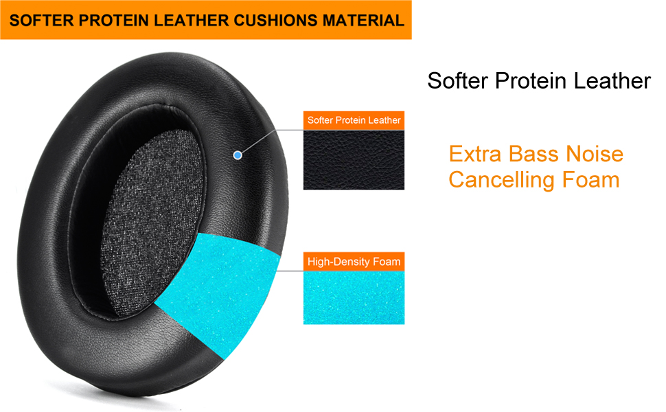 Replacement Cushions for Sony WH-XB910 XB910N