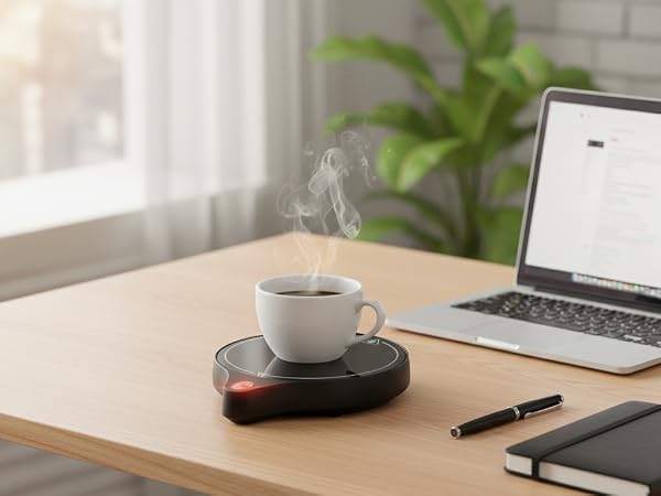 coffee warmer, desk warmer