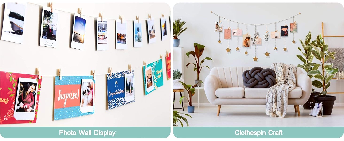 mini clothespins for photo