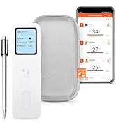 Nuni Grill Oztance Wireless Meat Thermometer Smoking and Grilling 1 Probe 200ft Range Up to 60hs ...