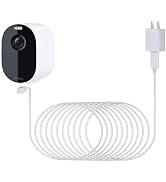 30FT Magnetic Charging Cable for Arlo Pro 3, Pro 3 Floodlight, Arlo Pro 4, Arlo Pro 5S, Arlo Ultr...