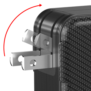 Wall Charger with Foldable Plug