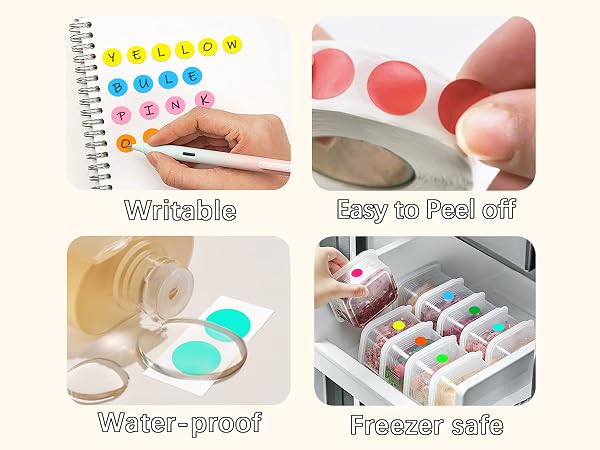 1/2 inch Dot Stickers