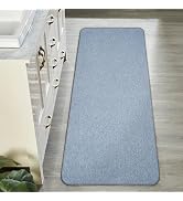 Bath Mat,Ultra Thin Long Bathroom Rugs,Large Bath Mats for Bathroom,Quick Dry,Non-Slip,Machine Wa...