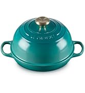 Le Creuset Enameled Cast Iron Signature Round Bread Oven, 9.5 inch, Riviera