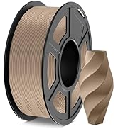 JAYO Wood PLA Filament 1.75mm 1.1KG, Real Wood Fiber 3D Printer Filament, 15% Real Wood Fibers Ad...