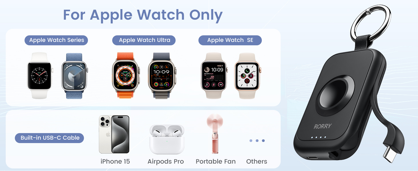 wireless for apple watch charger magnetic for iwatch power bank