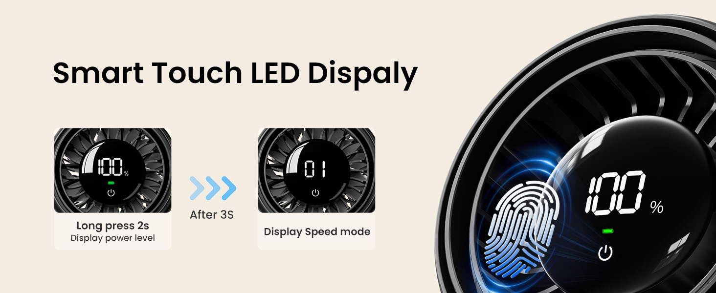 rechargeable portable fan