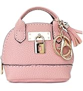 Sanxiner Keychain Coin Purse for Women,Cute Change Purse with Keyring Unique Purse Charms Small C...