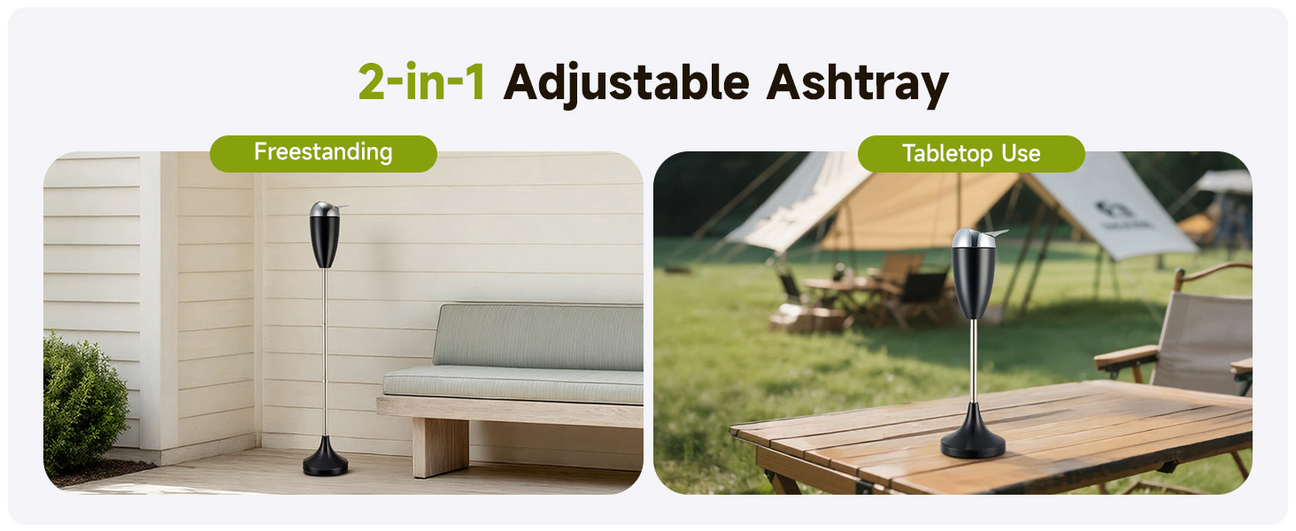 Adjustable Ash Tray