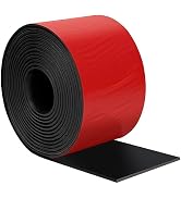 Heonay Self Adhesive Rubber Strips, Solid Neoprene Rubber Sheets Rolls Strips with Adhesive Backi...