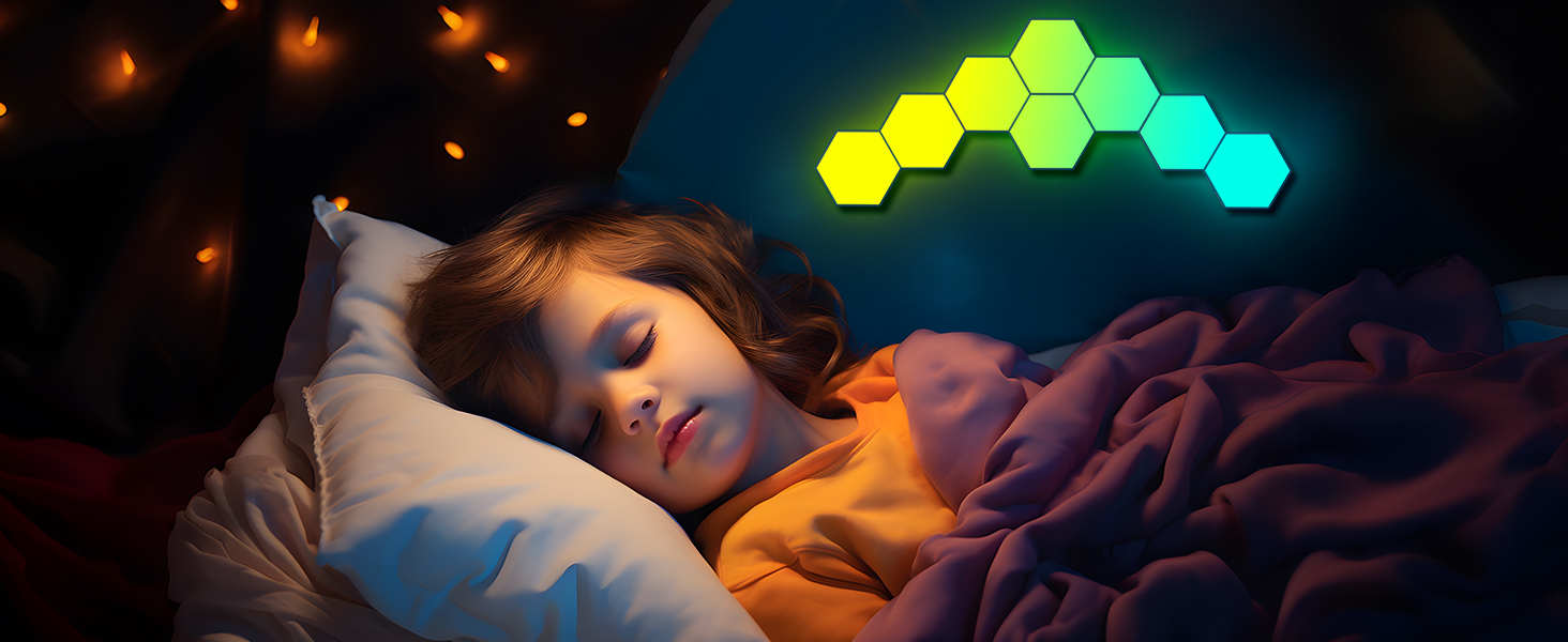 hexagon lights