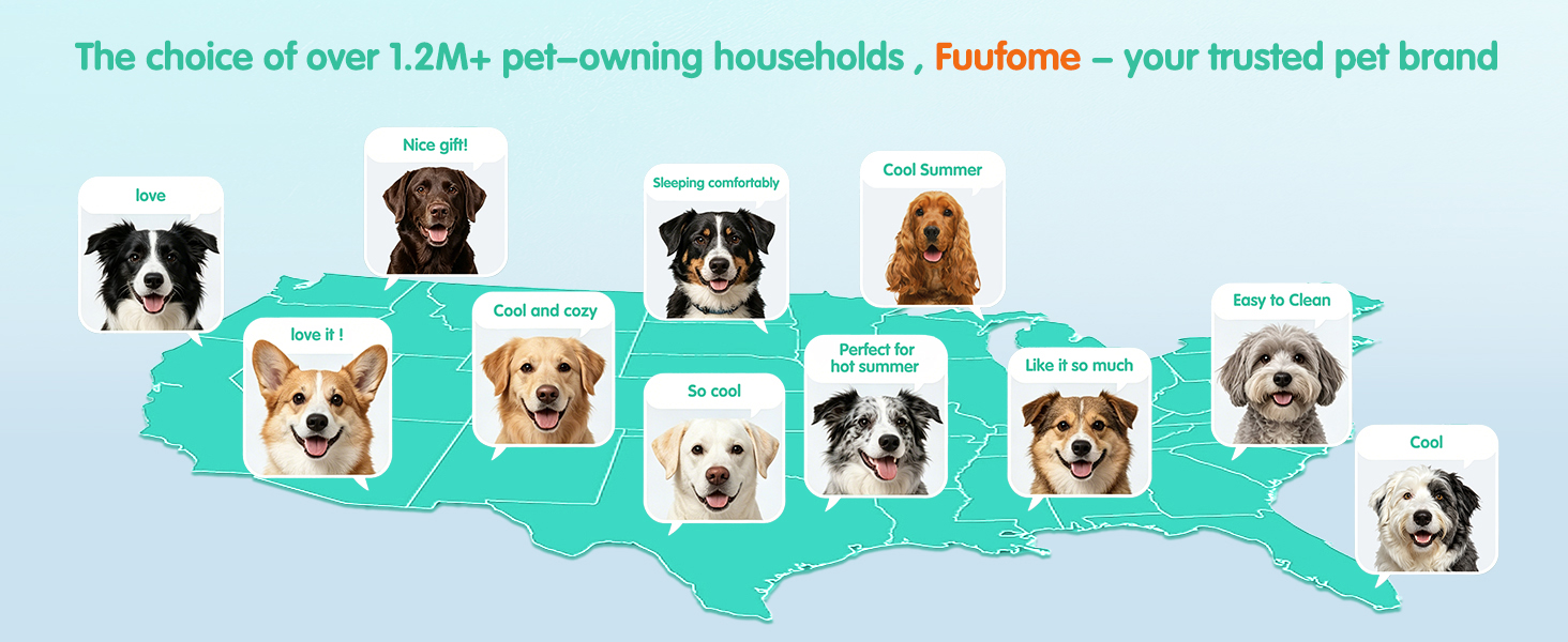 Fuufome dog cooling mat