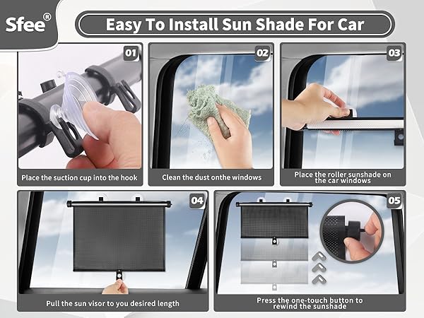 Car Window Shade for Side Windows