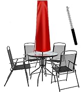 OKPOW Umbrella Covers for Outdoor Umbrellas - Small Patio Umbrella Cover for 6 ft to 9 ft Outdoor...