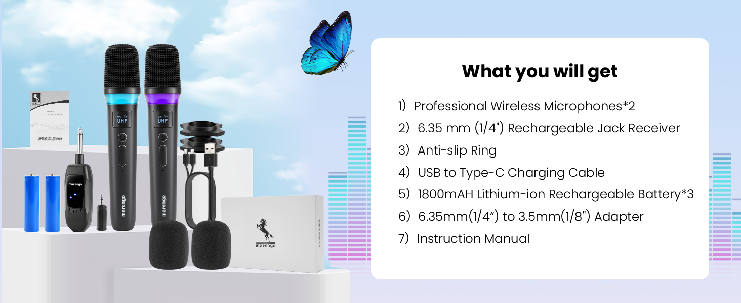 rechargeable wireless microphones