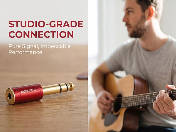 3.5mm to 1/4'' Stereo Audio Adapter, 3.5mm to 1/4'' (6.35mm) Headphone Adapter