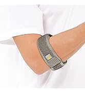 Bracoo Elbow Brace for Tendonitis & Pain Relief – Tennis & Golfer’s Elbow Strap with Forearm Comp...