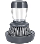 Soap Palm Brush Storage Set, 1 Piece Kitchen Brush with Bracket for Cleaning Pots, Pans and Sinks...
