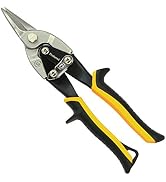 Proferred T02001 Aviation Snips, TPR Grip, Straight Cut
