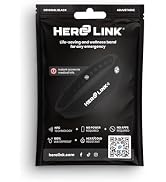 Hero Link Medical ID Bracelet & Wellness Wristband – Adjustable Silicone, Waterproof, Heat-Resis...