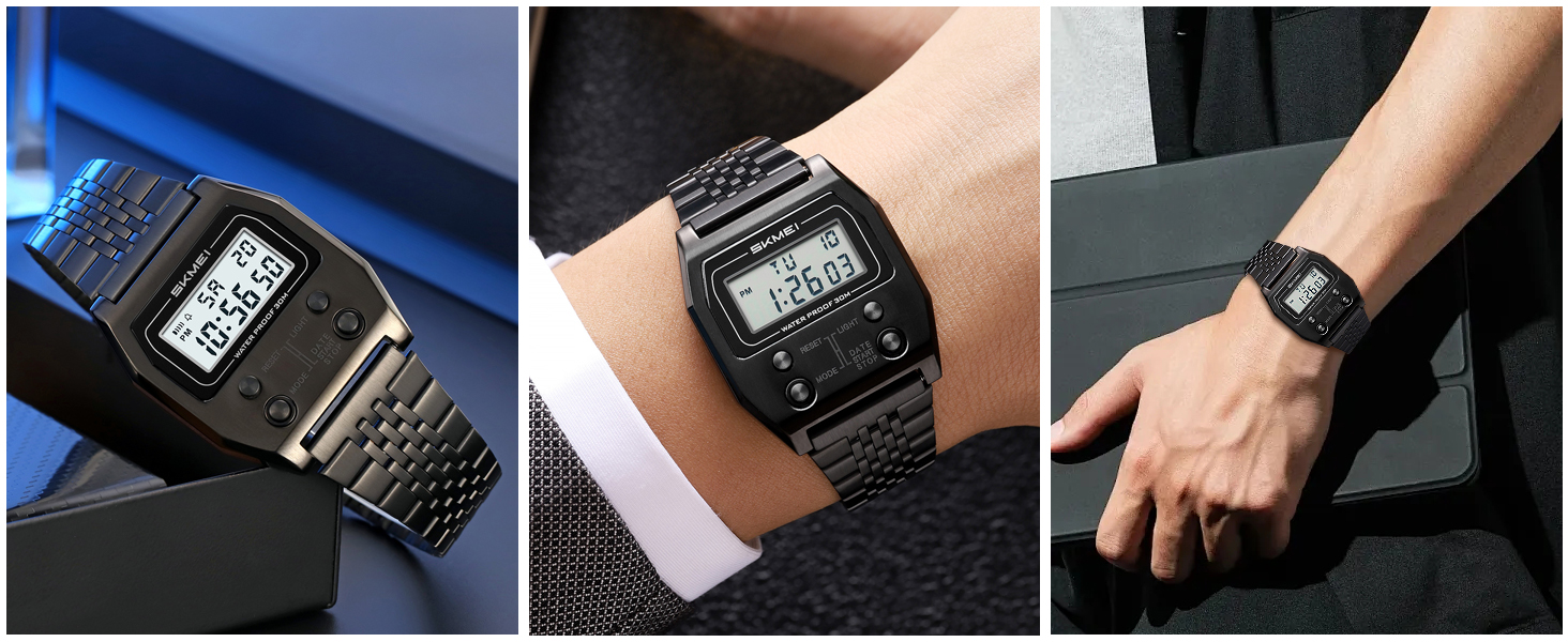 Stylish Black Men Watch
