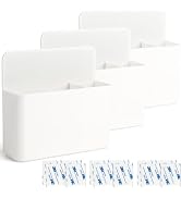 First-zgel 3 Pack Magnetic Dry Erase Marker Holder, Wall Mount Marker Caddy Pen Holder for Dry Er...
