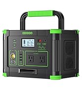 Portable Power Station 1000W (Peak 2000W), 999Wh Solar Generator, 110V Pure Sine Wave AC Outlet w...