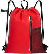 HOLYLUCK Men & Women Outdoor Sport Gym Sack Waterproof Drawstring Backpack Bag