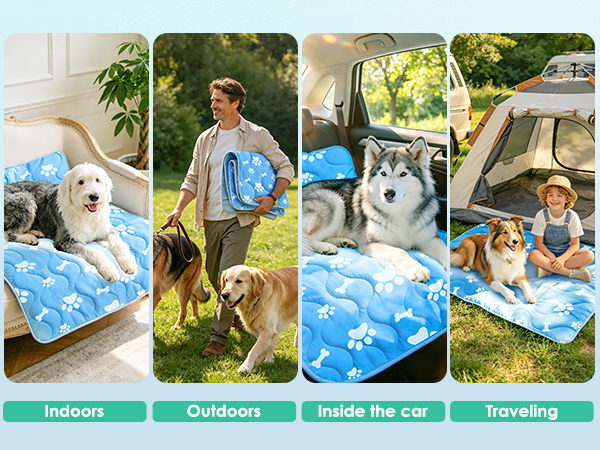 indoor outdoor dog cooling mat