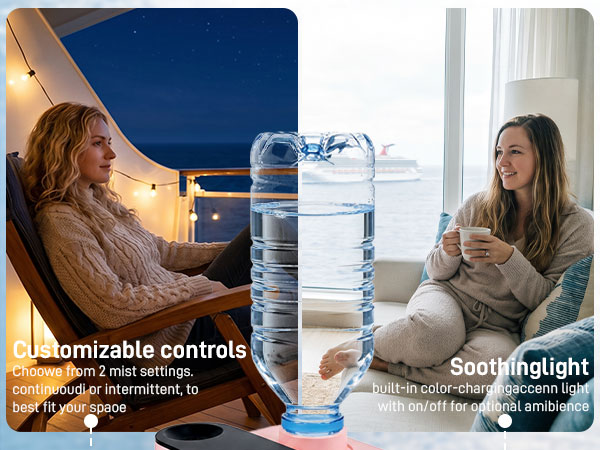 cruise humidifier travel humidifier for cruise portable humidifier water bottle humidifier